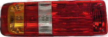96319 Kempf Rückleuchte, links, mit Seitenmarkierungsleuchte, 7-pol. Zentralstecker + 2-pol. für Rückfahrscheinwerfer